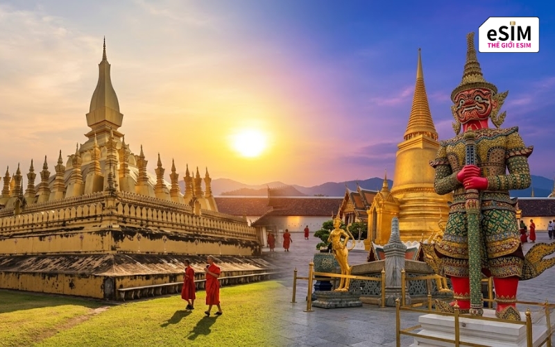 Chinh phục Angkor Wat và cố đô Luang Prabang cùng gói esim data giá rẻ không giới hạn.